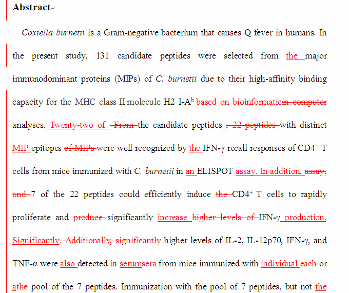 SCI论文英语润色PLoS One( IF 3.730)发表案例