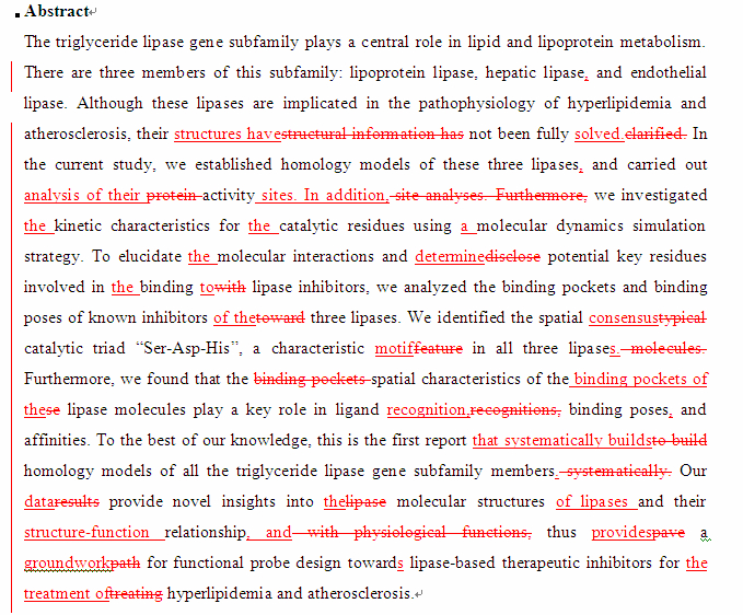 SCI论文英语润色Plos One( IF 3.730)发表案例
