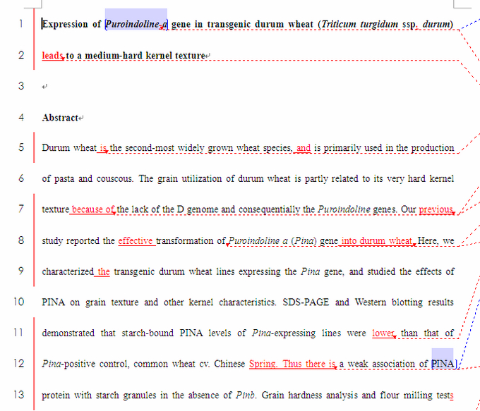 SCI论文英语润色Molecular Breeding( IF 3.251)发表案例