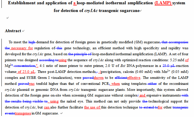 SCI论文英语润色Scientific reports( IF 5.078)发表案例